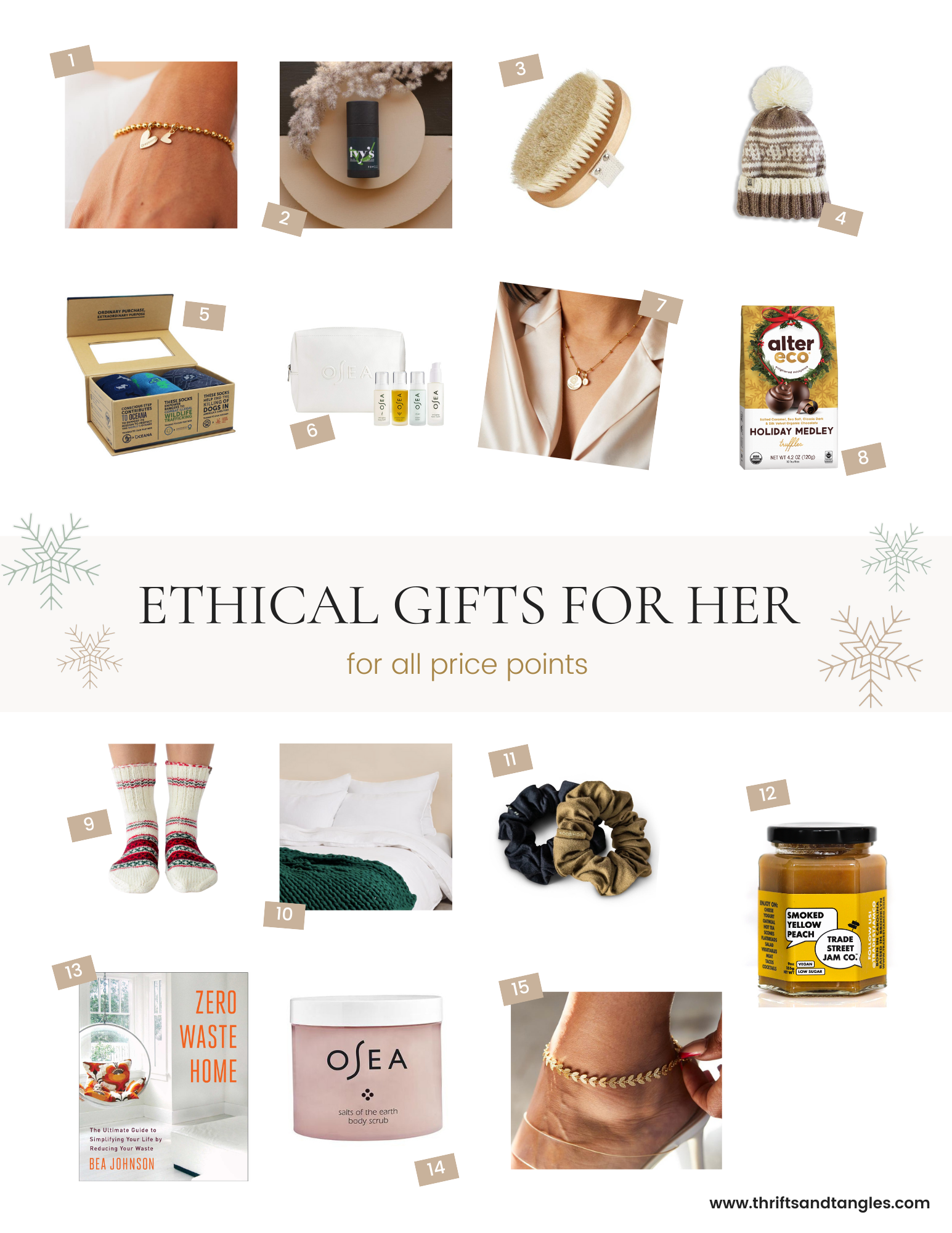 15 Ethical Gift Ideas for All Price Points Thrifts and Tangles